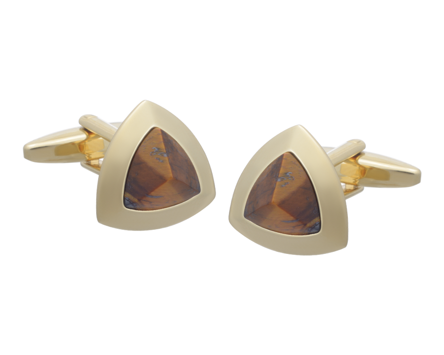 Eye Of The Stone Tiger Eye Cufflinks