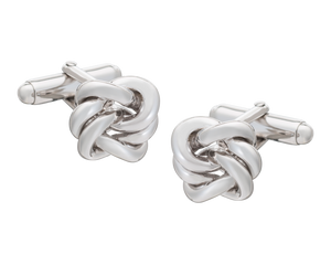 925 Sterling Silver Alternative Knot Cufflinks