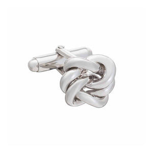 .925 Sterling SilverAlternative Knot Cufflink by Elizabeth Parker