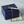 Soft Sided Square Navy Blue Cufflinks